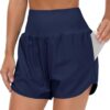 THE GYM PEOPLE Women’s High Waist Running Shorts with Liner