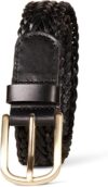 Amazon Essentials Women’s Leather Woven Belt