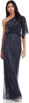 Adrianna Papell Long Beaded Dress