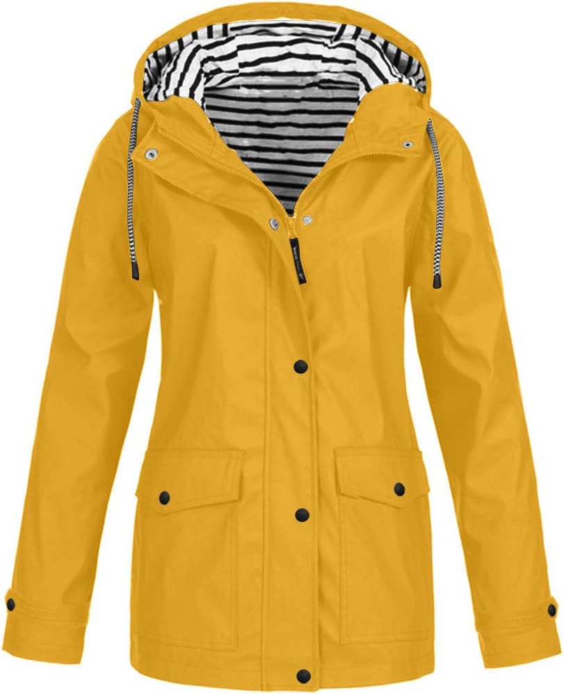 Kuluzego Women's Oversized Fall Winter Hooded Jacket