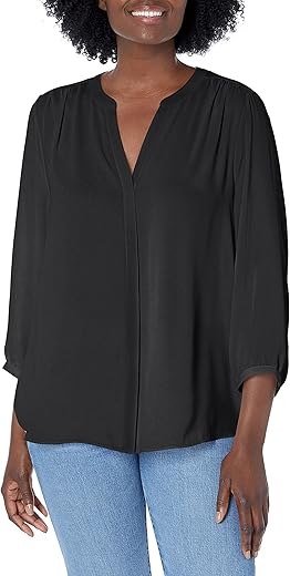 NYDJ Women's Pintuck Blouse