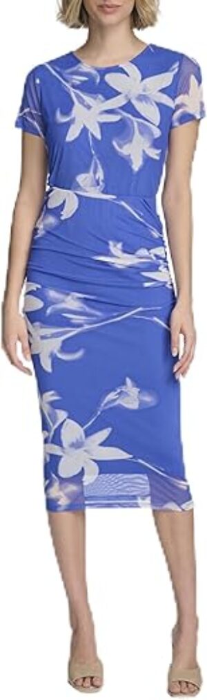 Calvin Klein Women’s Printed Short Sleeve Top
