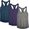 icyzone Women’s Racerback Workout Tank Tops (3-Pack)