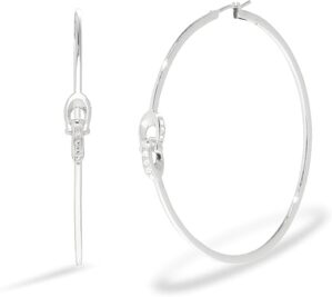 COACH Signature C Hoop Earrings