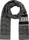 Coach Signature C Logo Knit Scarf