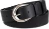 Levi’s Women’s Soft Leather Jean Rounded Buckle Belt