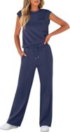 ANRABESS Summer casual Sleeveless Sweatsuits Lounge Set