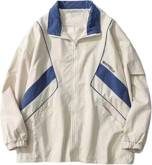 Wyeysyt Women's Y2k Lightweight Oversized Windbreaker
