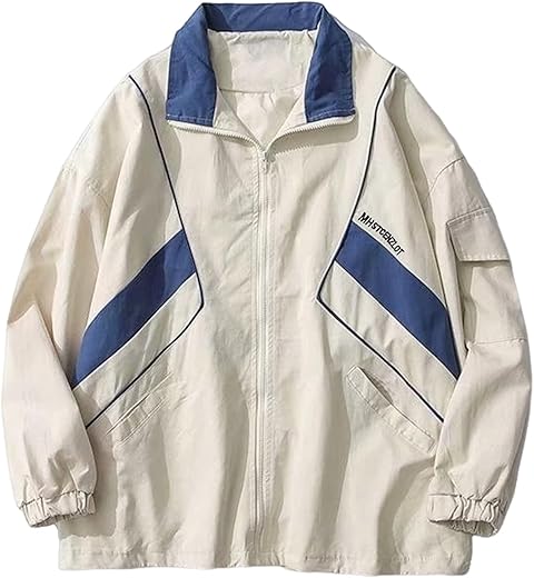 Wyeysyt Women's Y2k Lightweight Oversized Windbreaker