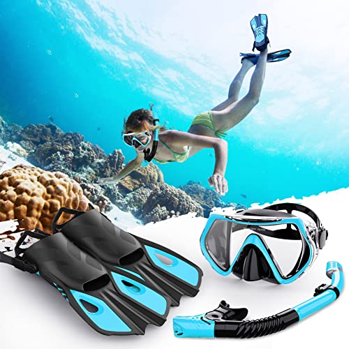 WONDSY Adult Snorkeling Set with Panoramic Mask - Image 5