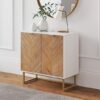 Nathan James Wood Accent Modern Free Standing Sideboard