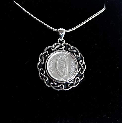 Worldcoincufflinks 1950 Irish Threepence Pendant Cufflinks - Image 4