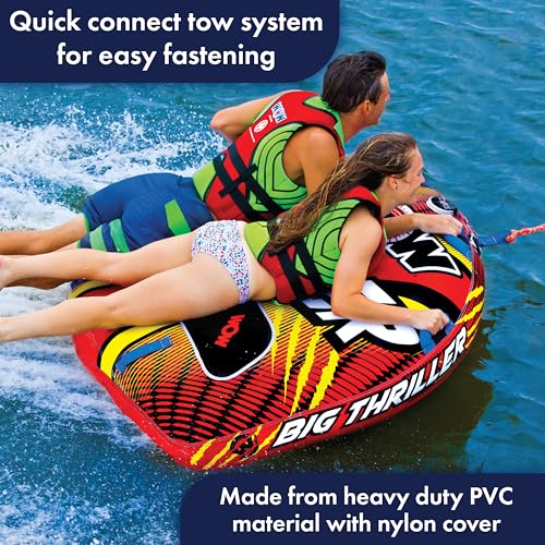 WOW Sports Big Thriller Towable Deck Tube, 1-2 Person - Image 3
