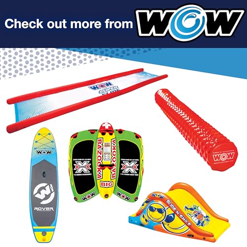 WOW Sports Big Thriller Towable Deck Tube, 1-2 Person - Image 4