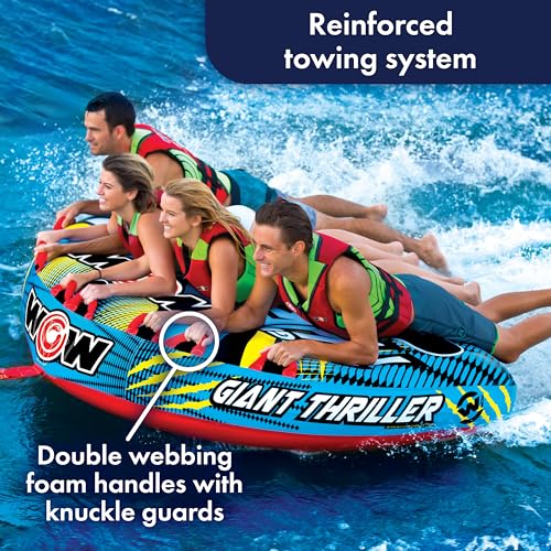 WOW Sports Giant Inflatable Deck Tube for Boating - Image 5