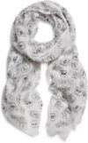 Karl Lagerfeld Postage Stamp Scarf