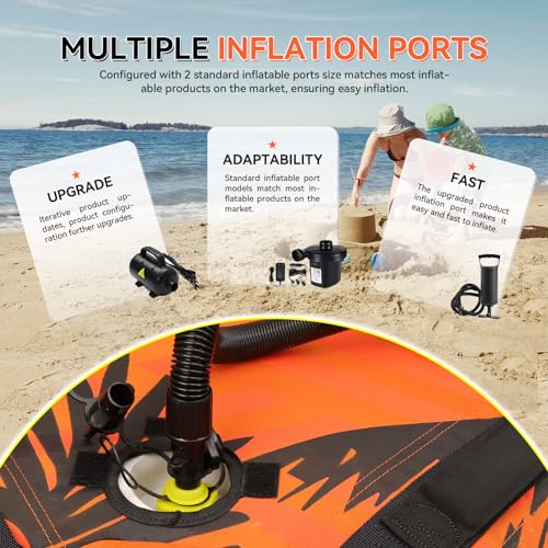 XGeek Heavy-Duty Inflatable Tubes for Boating - Image 5