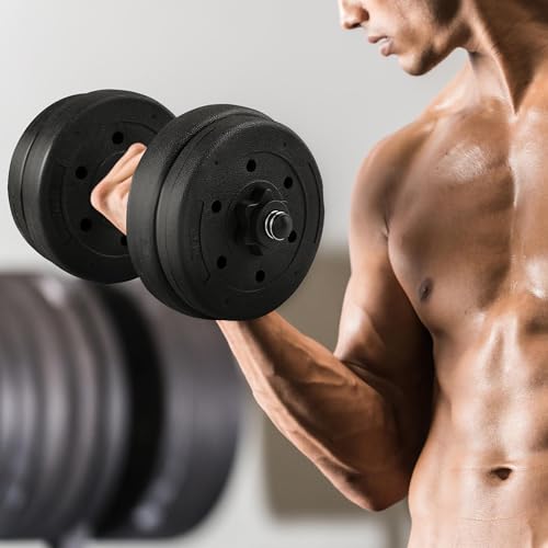 Yaheetech Adjustable Dumbbells Weight Set for Home Gym - Image 2