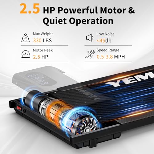 Yemsd 3-in-1 Portable Under Desk Treadmill - Image 3