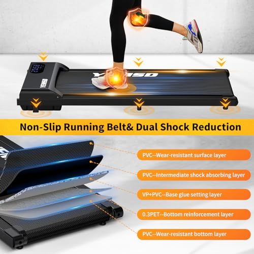 Yemsd 3-in-1 Portable Under Desk Treadmill - Image 2