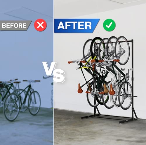 Freestanding Steel Vertical Bike Rack - Image 4