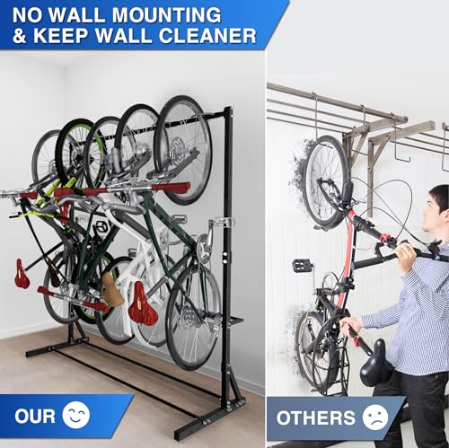 Freestanding Steel Vertical Bike Rack - Image 5