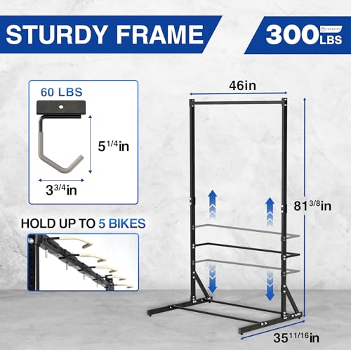 Freestanding Steel Vertical Bike Rack - Image 2