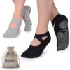 Ozaiic Yoga Socks Non-Slip Grips & Straps