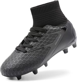 DREAM PAIRS Youth High Top Soccer Cleats