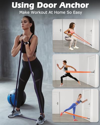 Zacro 6-Level Heavy Duty Resistance Bands Set - Image 4