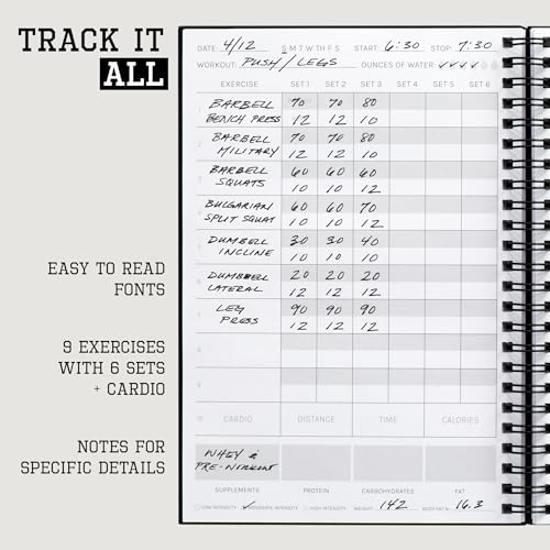 ZICOTO Ultimate Fitness Journal & Workout Planner - Image 3