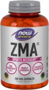 NOW ZMA Zinc Magnesium Vitamin B-6 Capsules