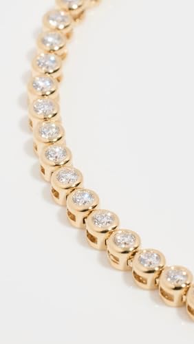 Zoe Chicco 14k Bezel Set Tennis Necklace - Image 4