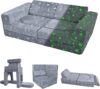 MeMoreCool 10-Piece Modular Toddler Glow Sofa