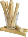 BWOGUE 100g Pet Snacks Sweet Bamboo Chew Toy (10-14 Sticks)