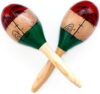 Happy Maracas 10inch Large Wood Rumba Shakers Set