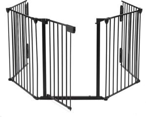 AUXSOUL 118″ Wide Baby Gate Metal Safety Playpen