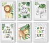 Hadley Designs 12 Jungle Safari Nursery Decor Neutral