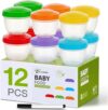 Hlukana 12 Pack Leakproof Baby Food Storage Containers