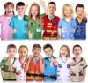 Jiuguva 12 Pcs Kids Pretend Play Costumes