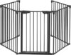 Bonnlo 120 Inches Wide Adjustable Baby Gate Fence