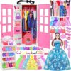 MINIFUN 122 Pcs Doll Clothes And Accessories