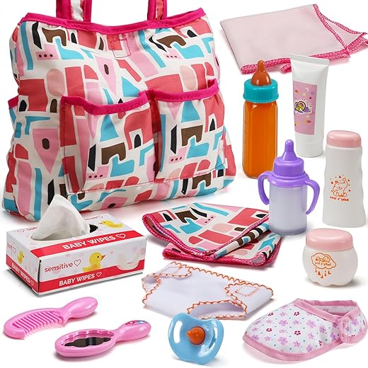 Bakatatoyz 14 Pack Baby Doll Accessories Set