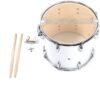 Ktaxon 14×10 Inches Marching Snare Drum, White