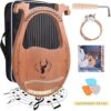 Tseipoaoi 16 Strings Mahogany Acoustic Lyre Harp