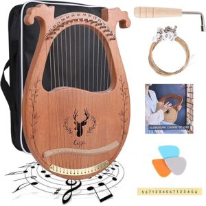 Tseipoaoi 16 Strings Mahogany Acoustic Lyre Harp