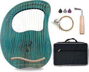 Aogbra 19-String Lyre Harp With Bag