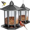 Birdream 2 Pack Retro Pagoda Bird Feeders