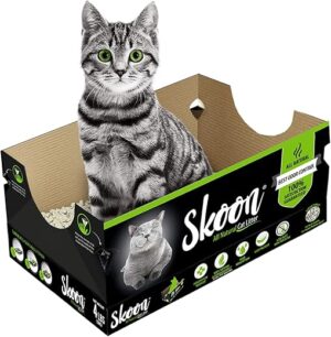 Skoon (2 Std Boxes) All-Natural Medium Disposable Cat Litter