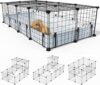 BUCATSTATE 20 Panels Guinea Pigs Playpen With Mat